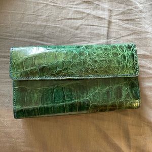 Handmade Crocodile Skin Wallet